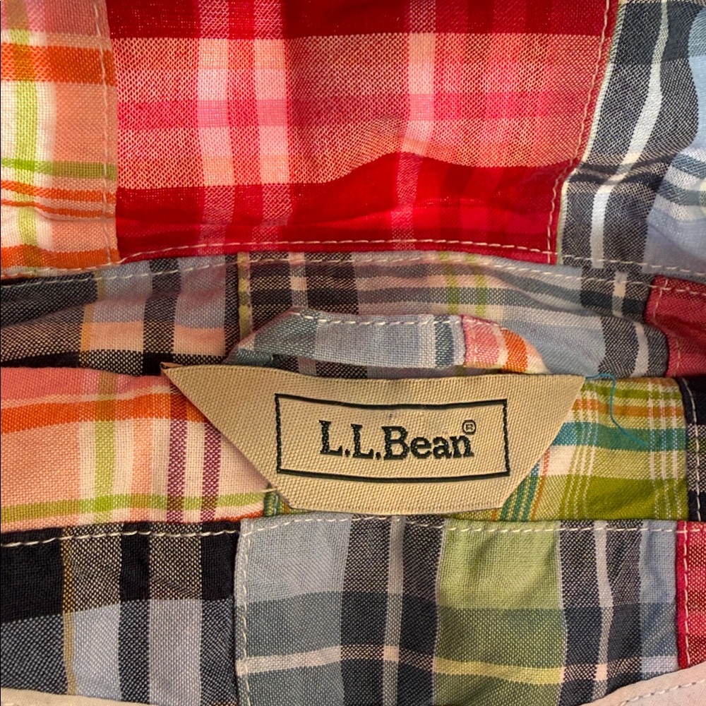 Patchwork Cottage Plaid Colorful Jacket Button Closure Women's 12 - 14 - Picture 14 of 16